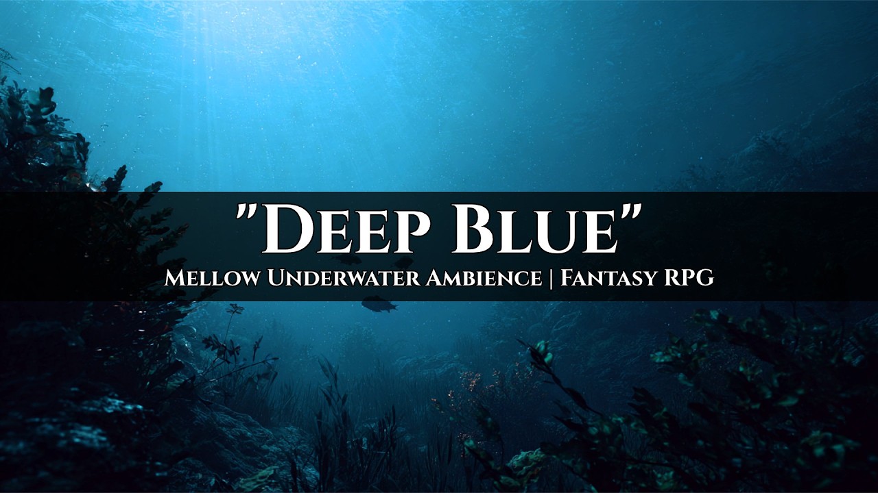 3 Hour Mellow Underwater Ambience │ 