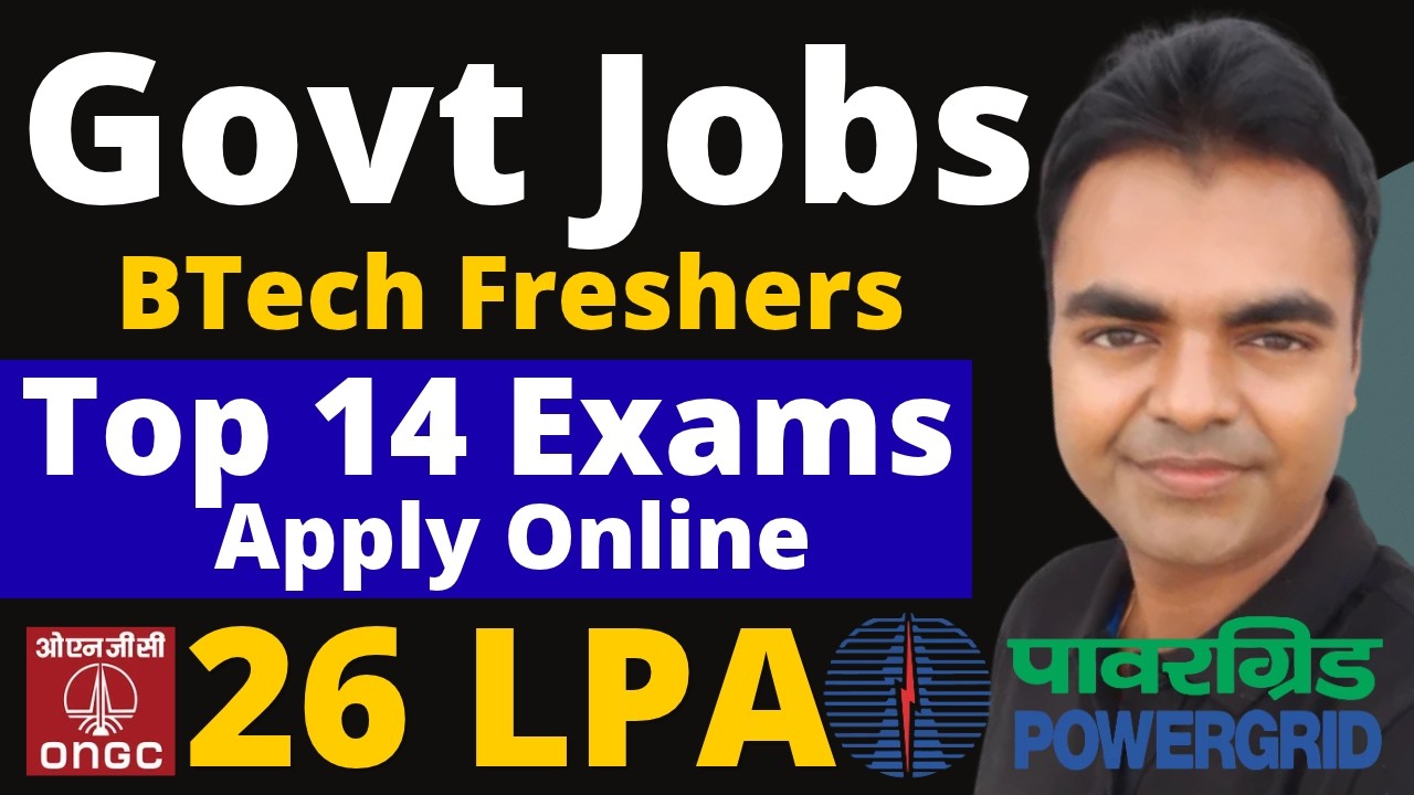Top 14 Govt Jobs After BTech 2026, High Salary Govt Jobs Vacancy After BTech