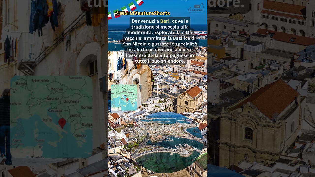 Bari, citt&agrave; costiera ricca di storia e cultura - #Bari #puglia #mare #costa
