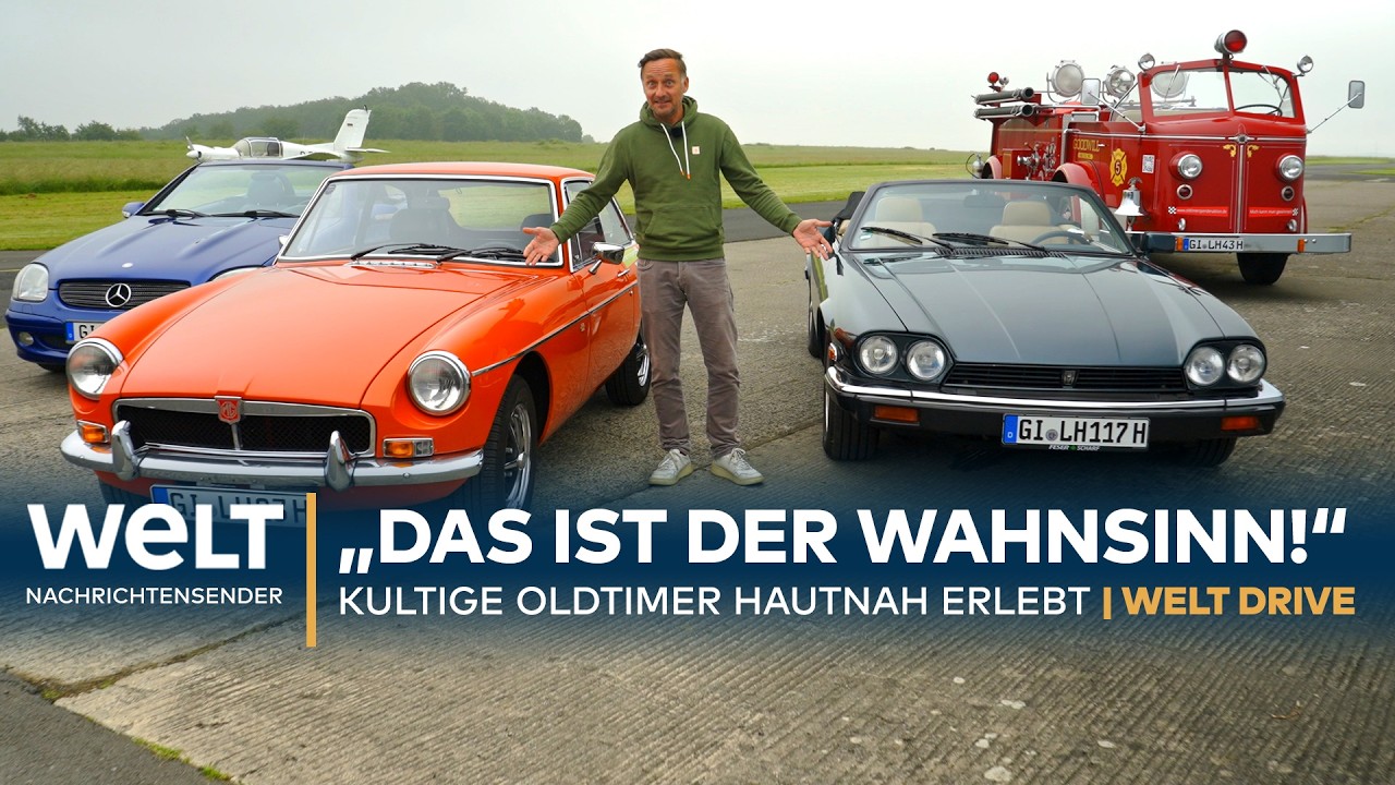 KRASSE KLASSIKER: Tim Schrick testet die Highlights der Oldtimer-Spendenaktion! WELT DRIVE Folge 247