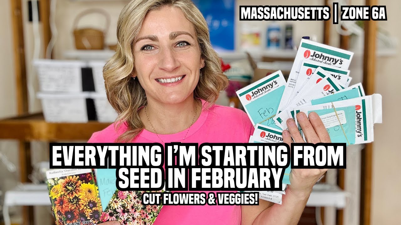 Everything I’m Starting From Seed in February | Cut Flowers & Veggies