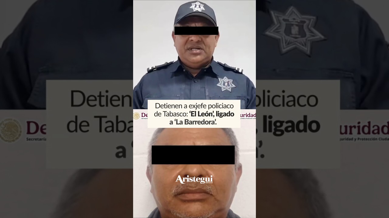 Detienen a exdirector de la polic&iacute;a estatal de Tabasco por extorsiones