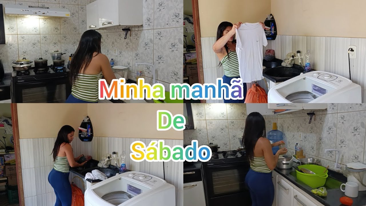 Sábado Simples e Produtivo | Lavando Roupa e Preparando o Almoço