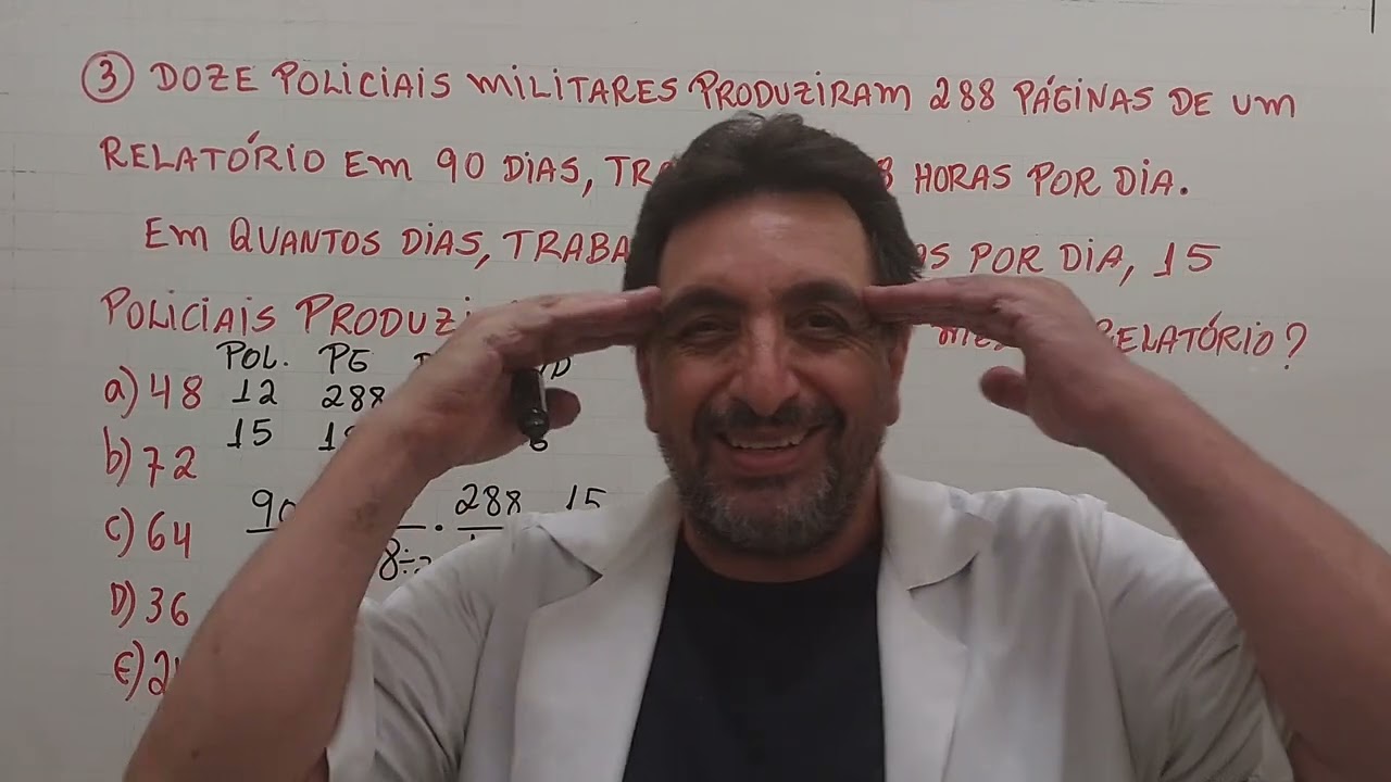 Exercício 03 regra de três composta #matemática 
