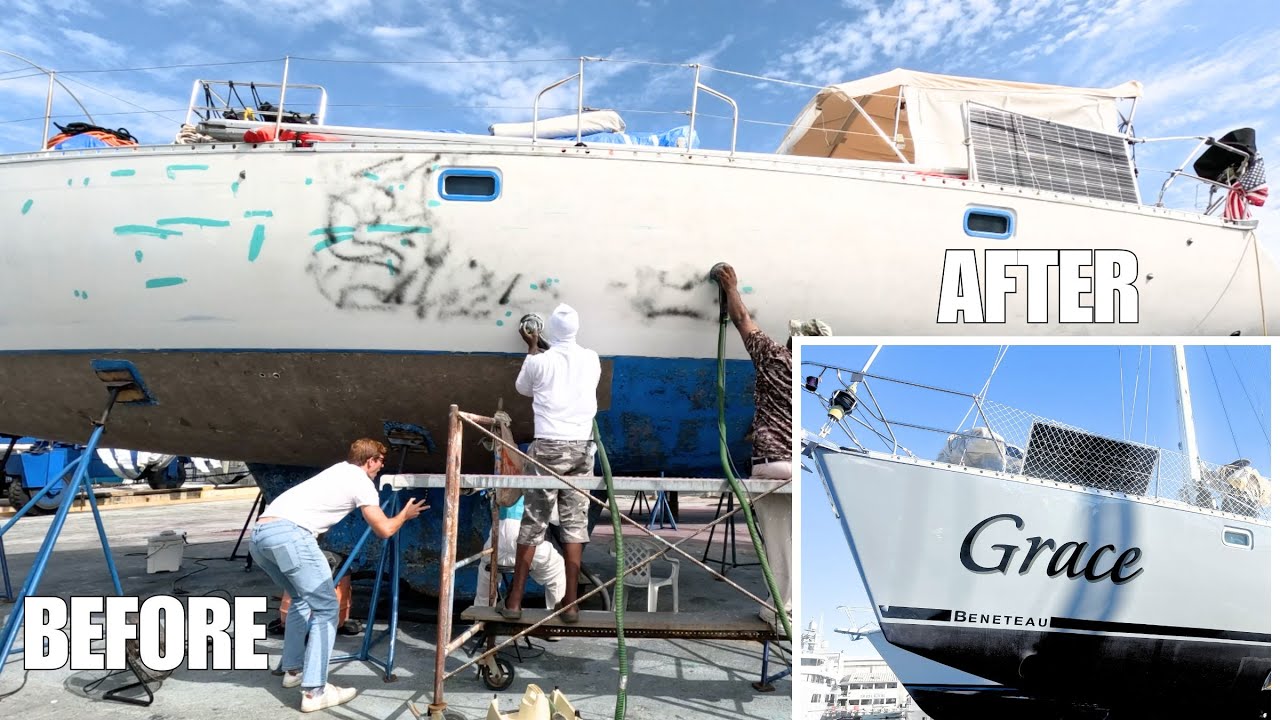 SAILBOAT RENOVATION TIMELAPSE - 8 MONTHS in 23 MINS