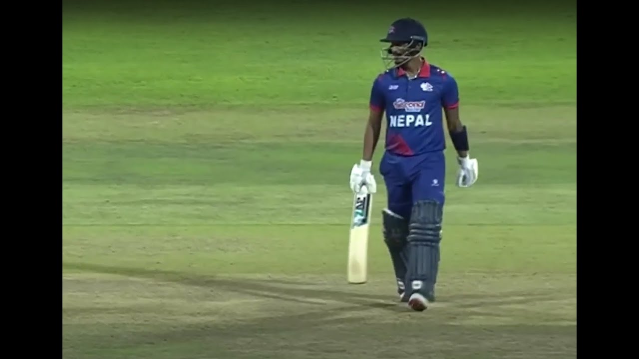Rewatch Sompal Kami's Brilliant Innings against India in the Asia Cup🏏