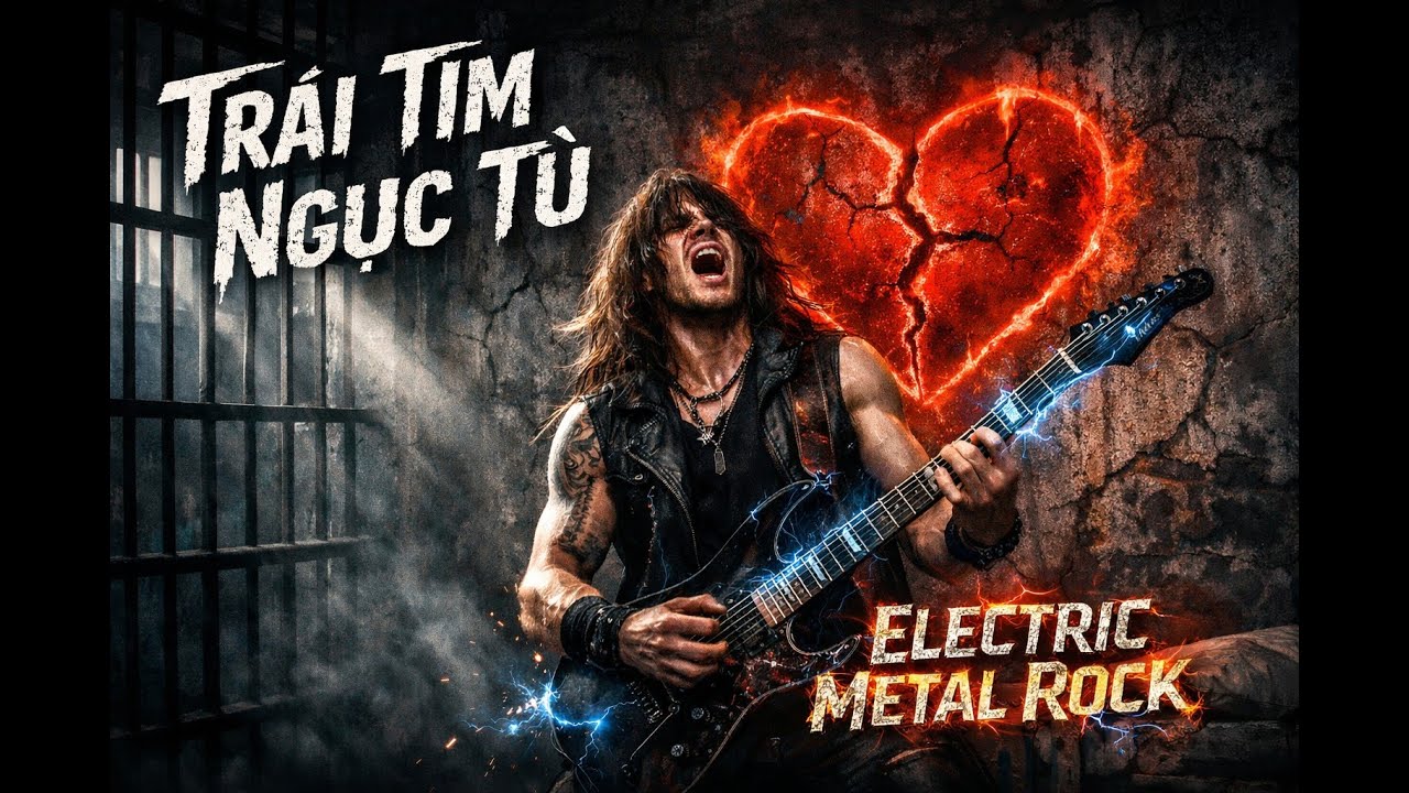 Trái Tim Ngục Tù Electric Metal Rock Tù Tác giả: Đức Huy LLQ Cover