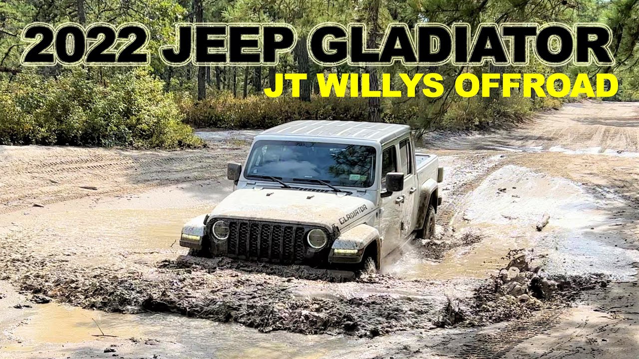 Jeep Gladiator 2022 JT Willys MUD Splashing First Time Off Road