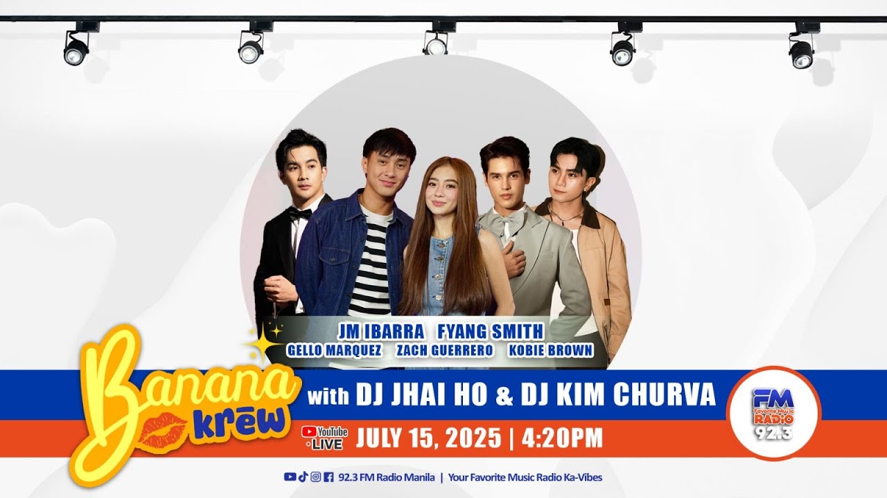 BANANA KREW | GHOSTING CAST | JULY 15, 2025 | FM Radio 92.3 MANILA