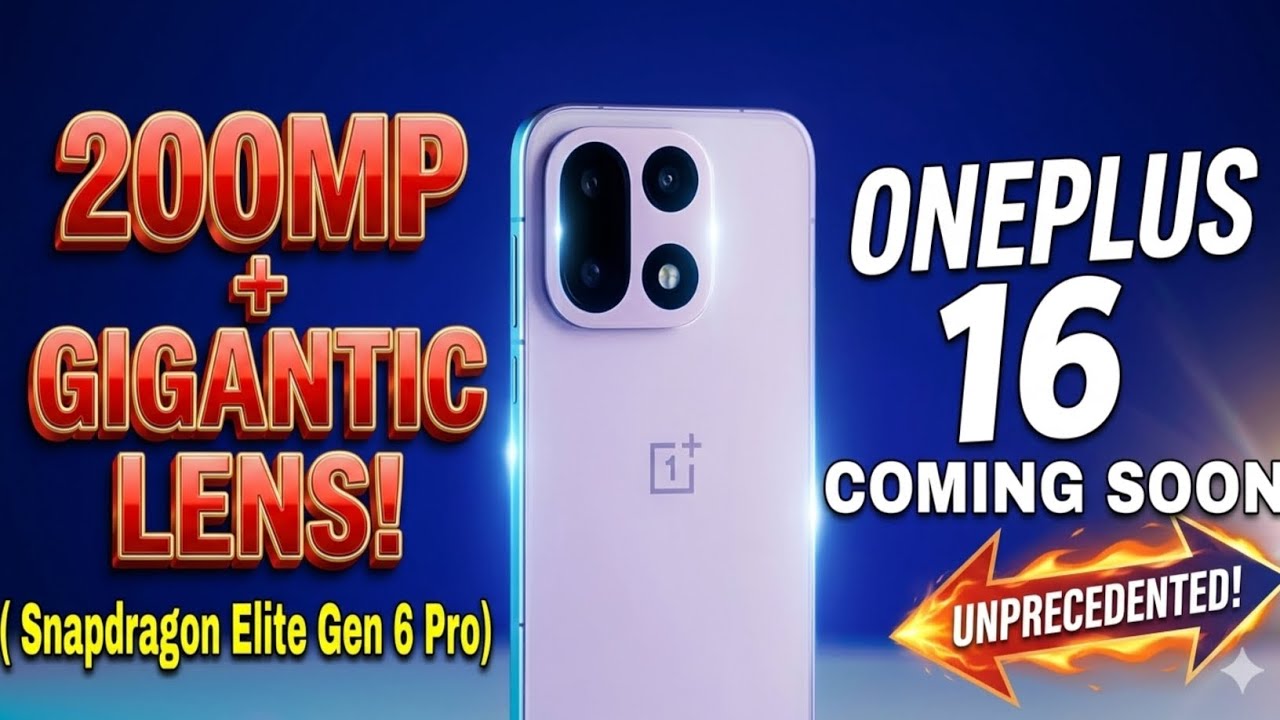 Oneplus 16 Leak Reveals Something Big | Oneplus 16 Launch Date In India| 
