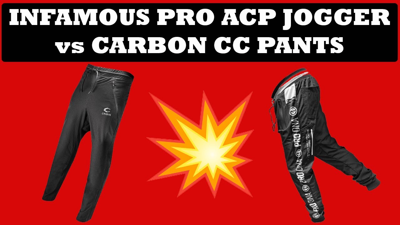Carbon CC Paintball Pants vs Infamous PRO DNA ACP Joggers | Paintball Pants Review at Punishers