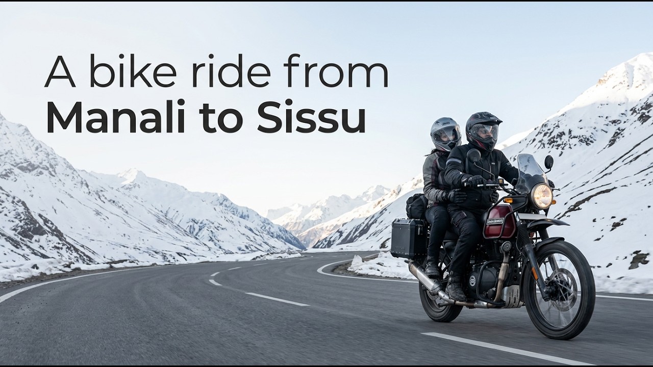 Riding Through -10°C Snow ❄️ | Manali to Sissu via Atal Tunnel | Himalayan Scram Ride