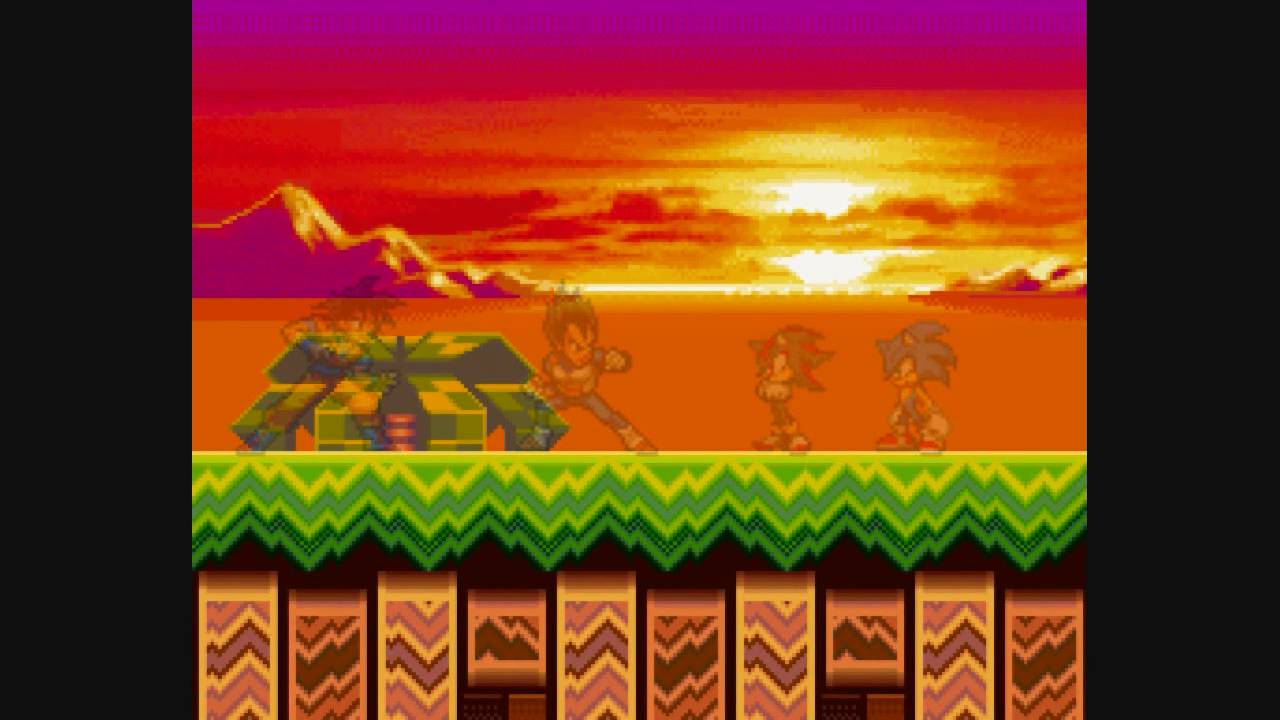 Sonic and Shadow vs Goku and Vegeta