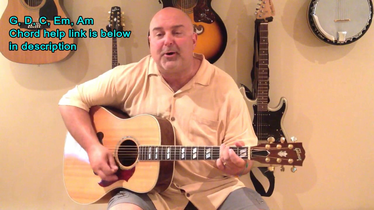 How to Play Take it Easy - Eagles (cover) - Easy 5 Chord Tune