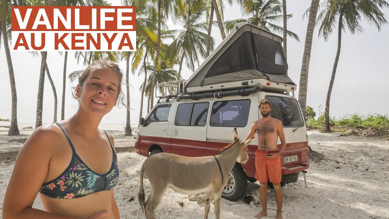 Routine Vanlife (sur la plage) au Kenya