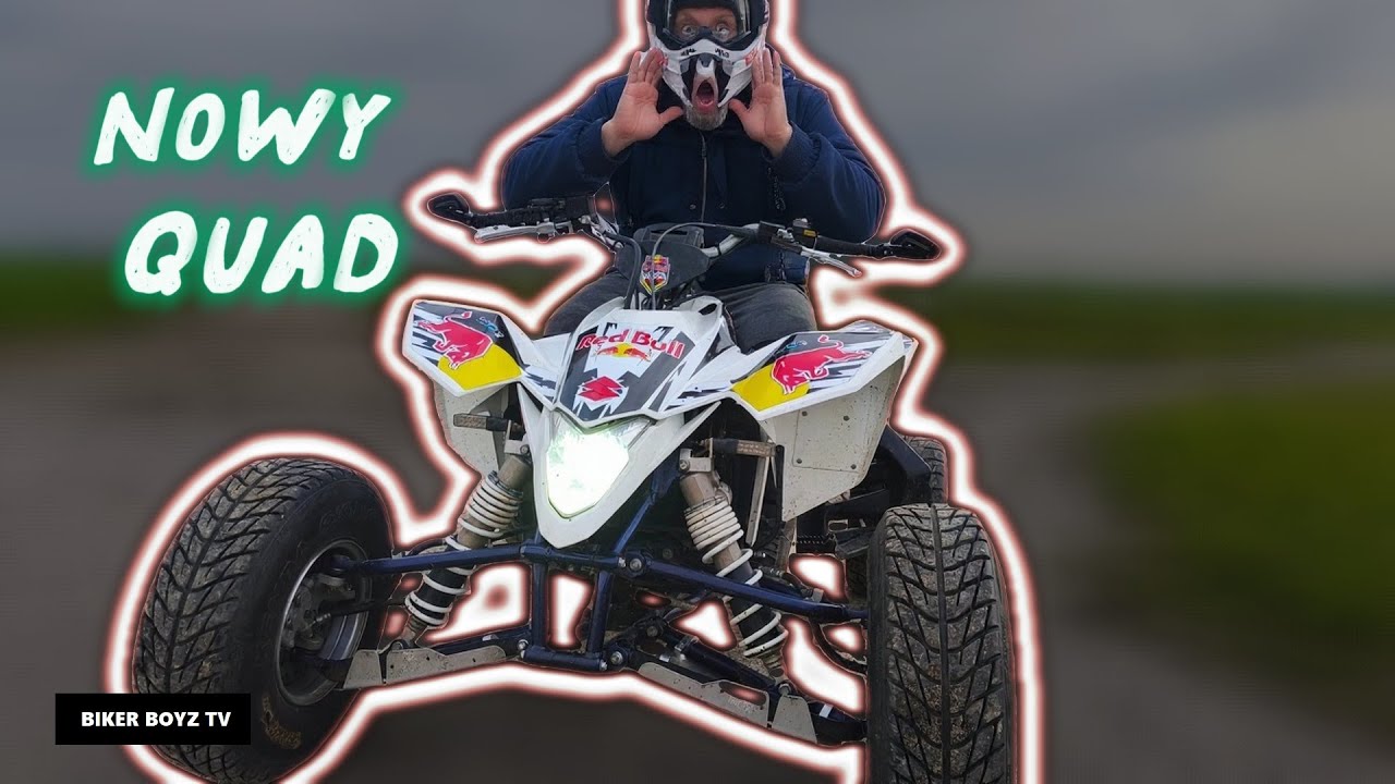 KUPIŁEM NOWEGO QUADA 🔥 &ndash; 100KM/H PO POLACH?! QUADOVLOG  Z SUZUKI LTR 450