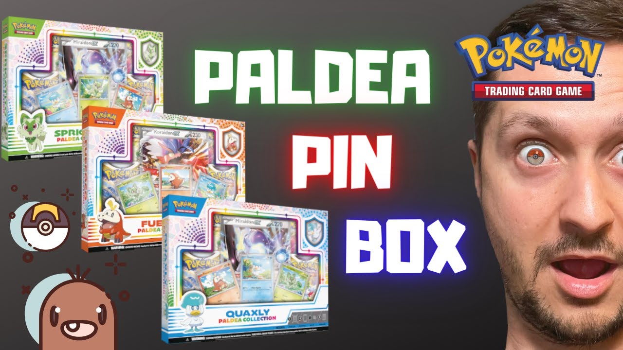 PALDEA PIN BOX - CO JEST W ŚRODKU? SREBRNE RAMKI ! KARTY POKEMON
