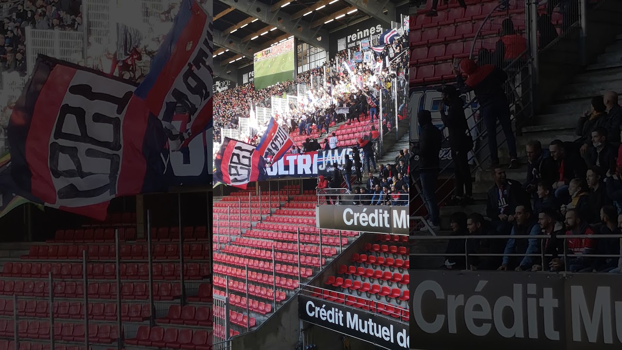 Entrée ultras Rennes PSG