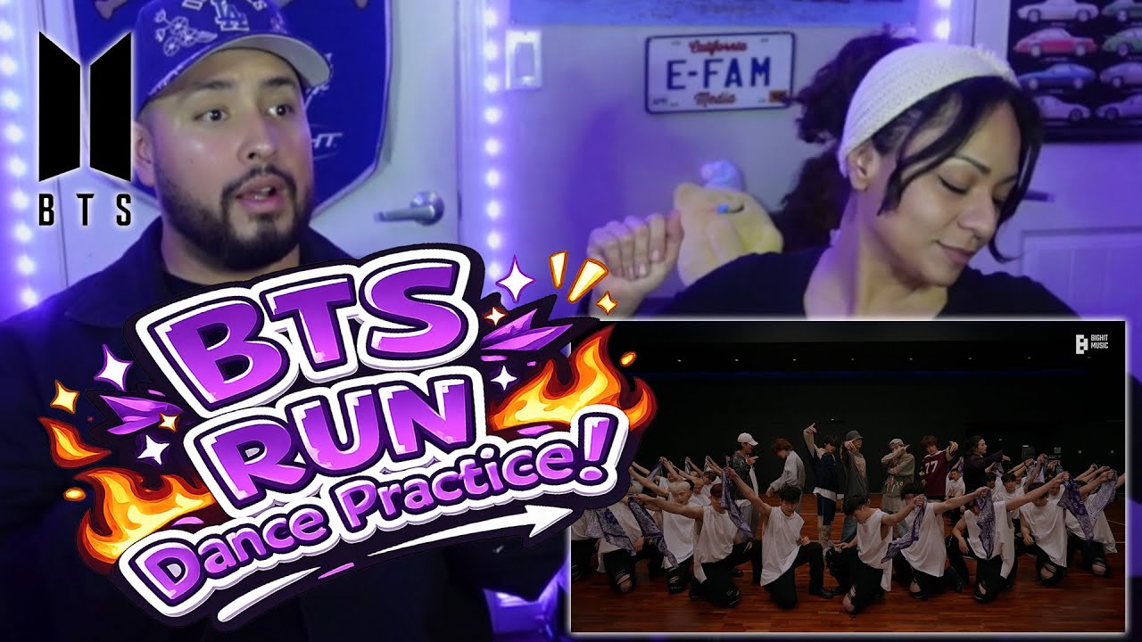 First Time Reacting to BTS (방탄소년단) '달려라 방탄 (Run BTS)' Dance Practice!