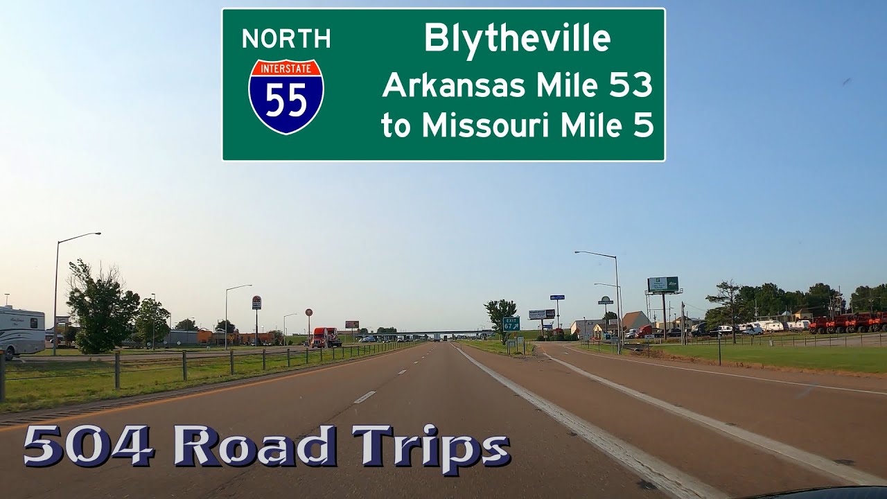 Road Trip #685 - I-55 North - Arkansas Mile 53 - Missouri Mile 5 - Blytheville