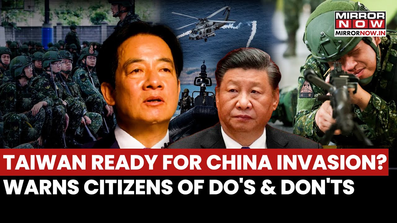 Taiwan Ready For China Invasion?  Warns Citizens Of Do's & Don'ts Through Handbook | Watch