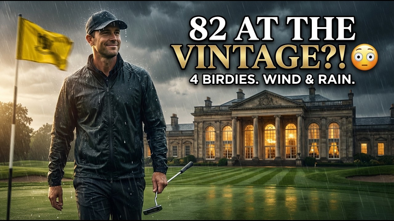 82 With 4x Birdies at The Vintage (Wind/Rain)