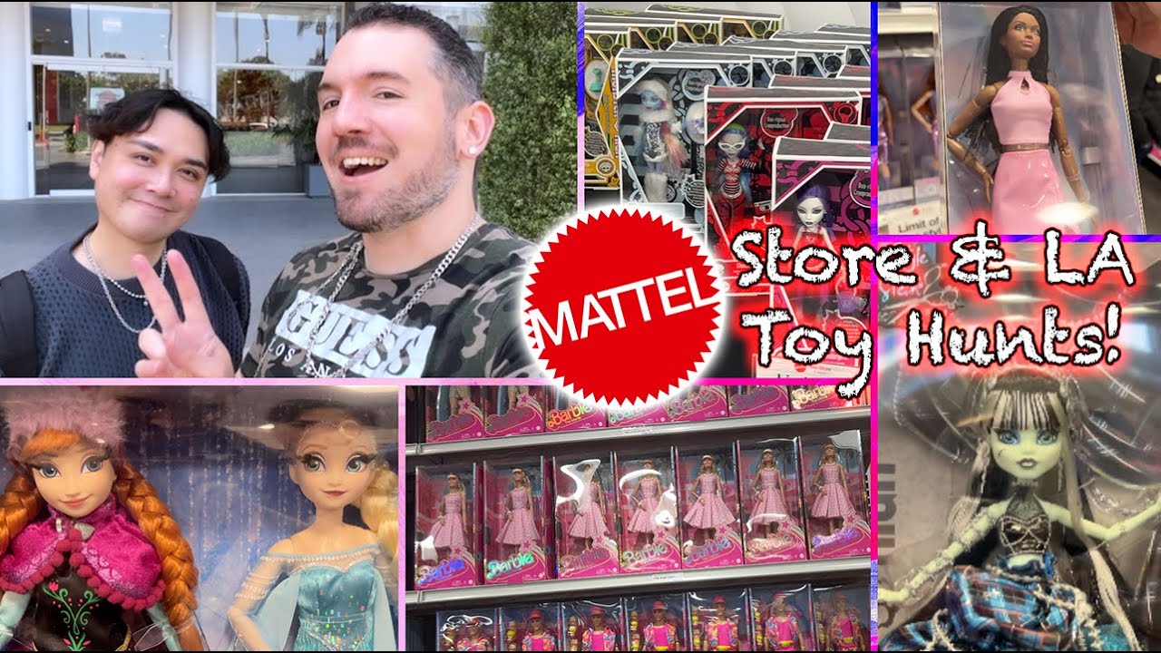 Doll & Toy Hunting in LA! Rare Finds at Mattel Toy Store & MORE *VLOG*