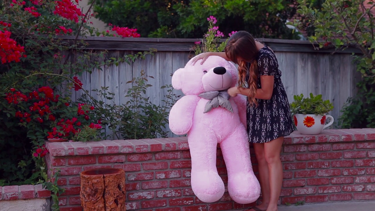 4ft Huge Pink Teddy Bear | Lady Cuddles Teddy 🎁 | Giant Teddy Brand