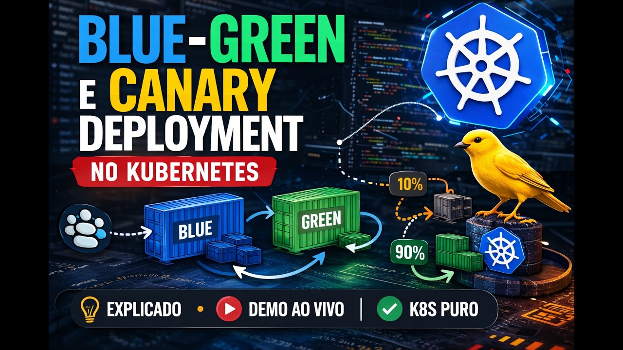 Como fazer Blue-Green e Canary Deployment usando Kubernetes puro