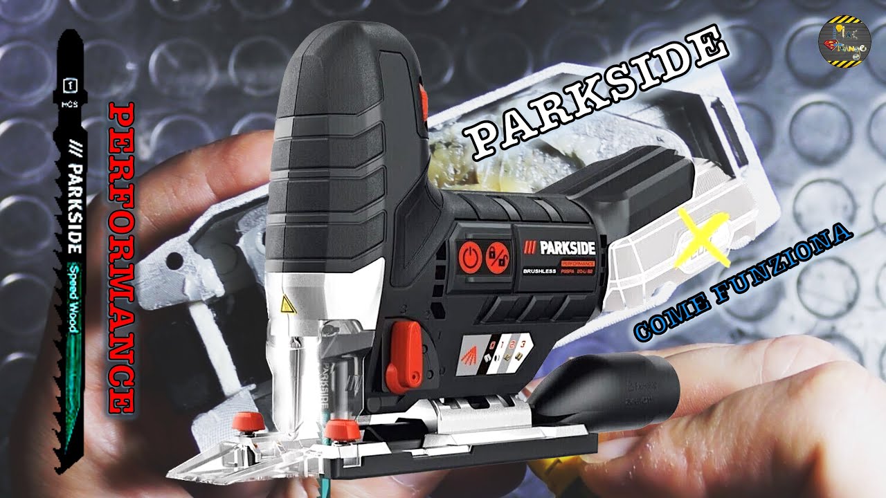 PARKSIDE SEGHETTO A PENDOLO PERFORMANCE ricaricabile 20V RECENSIONE TEST MANUTENZIONE Lidl