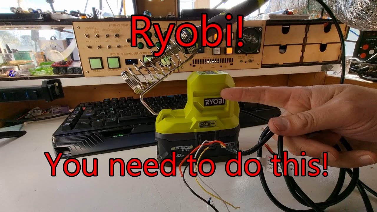 Silicone cable upgrade | Ryobi one+ soldering iron