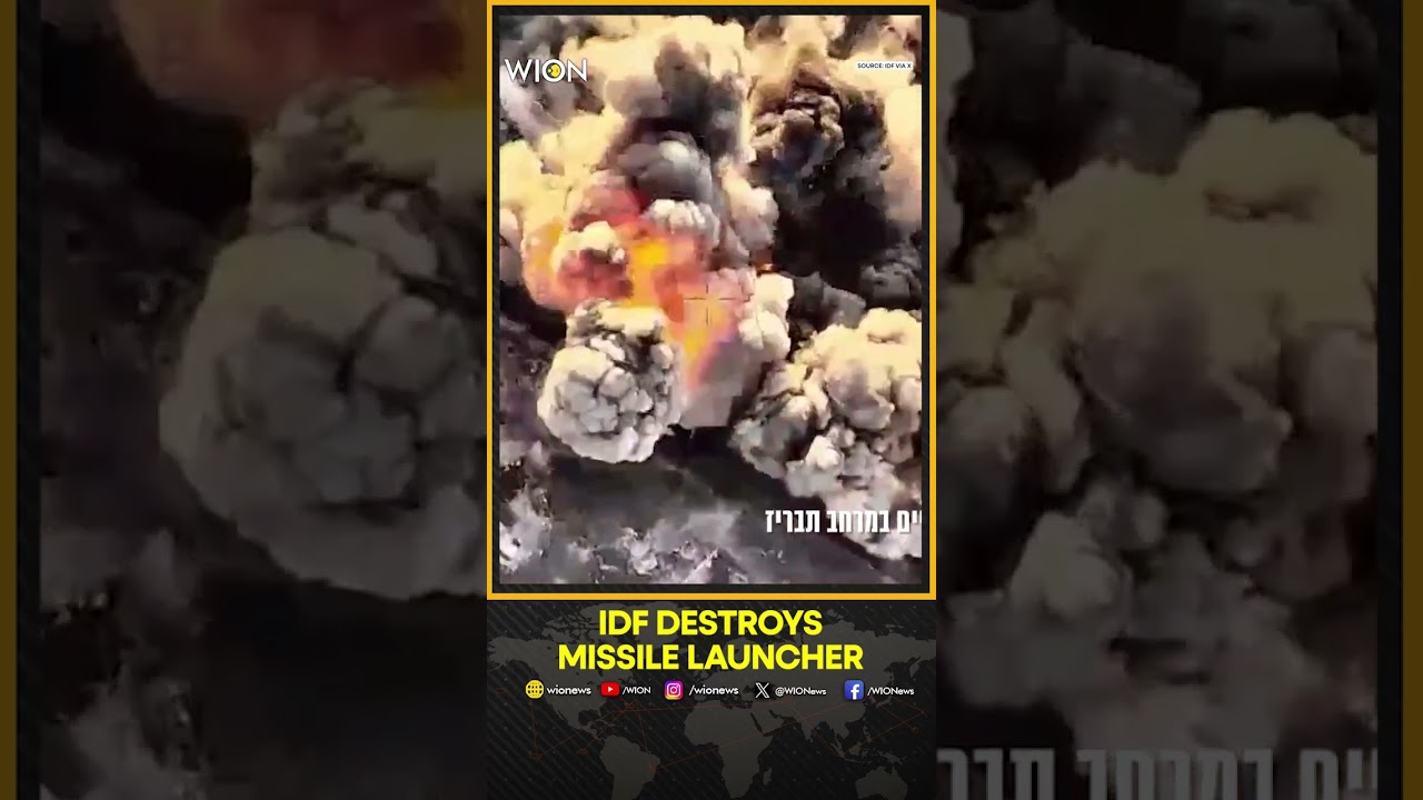 IDF Airstrike Destroys Mobile Ballistic Missile Launcher In Iran&rsquo;s Tabriz Region | WION Shorts