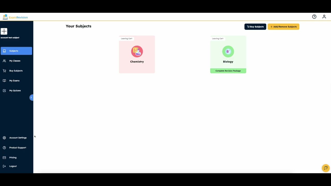 Как отменить подписку на ExamRevision?