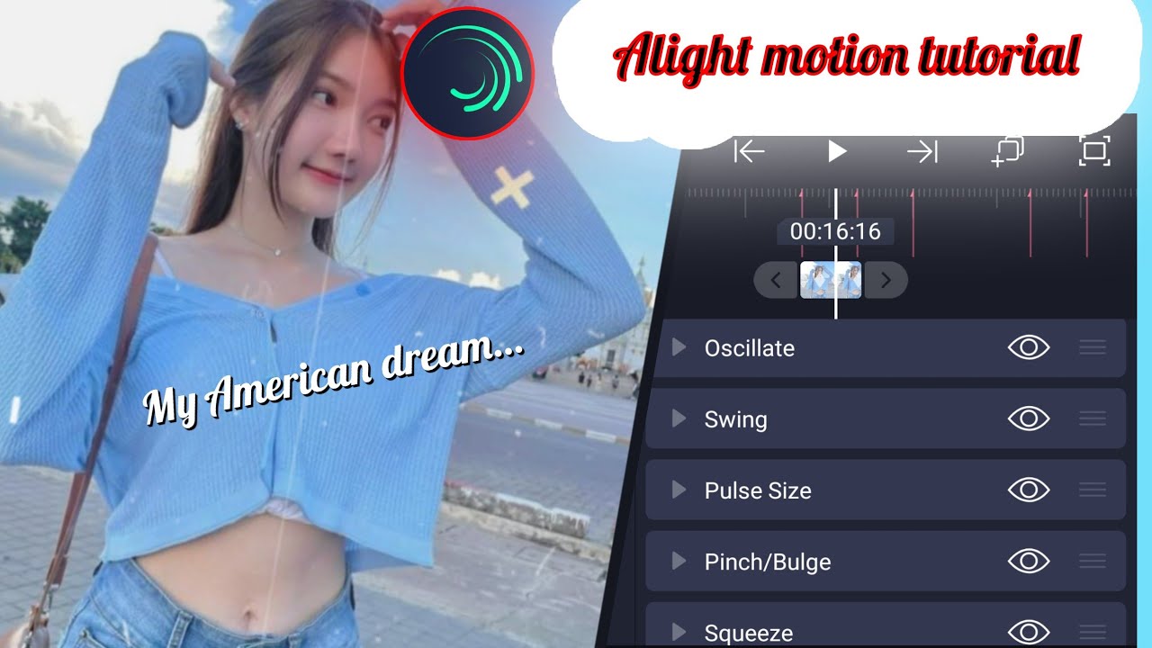 My American dream || Alight motion video editing