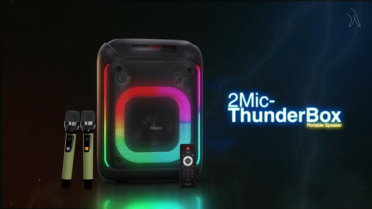 Sing Loud, Party Hard, Thunder On - FINGERS 2Mic-ThunderBox