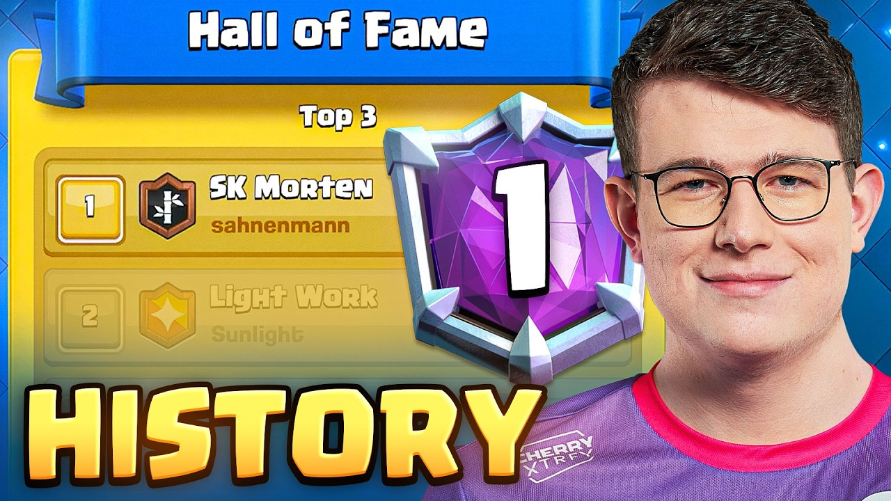 I FINISHED #1 IN THE WORLD IN CLASH ROYALE! 🏆