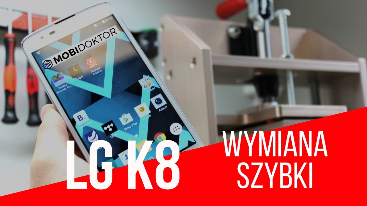 Wymieniamy Szybkę w LG K8 [Mobidoktor]