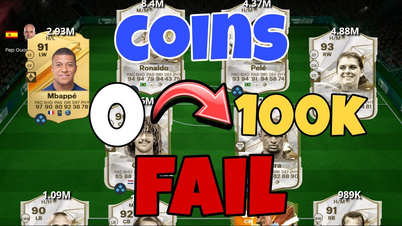 FC 24 ULTIMATE TEAM 0 - 100K IN 24 HOURS FAIL