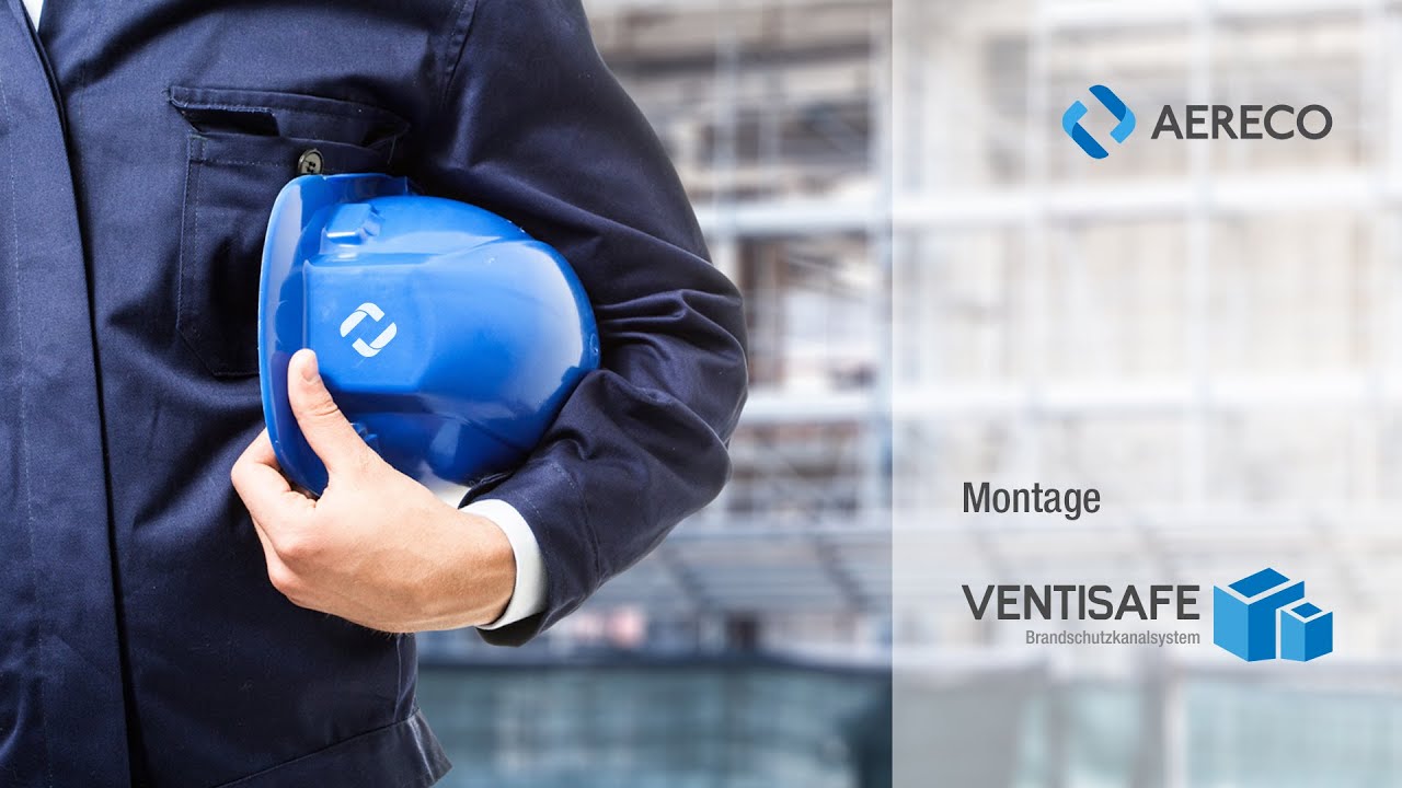 Montagefilm Ventisafe Brandschutzkanal von Aereco