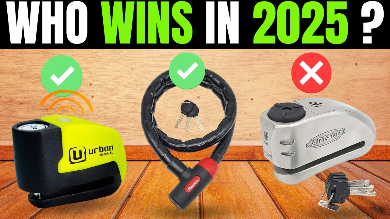 ✅ TOP 7 Best Motorcycle Locks to Prevent Theft [2026] 🔒 Anti-Theft Systems for Disc & Wheel Security