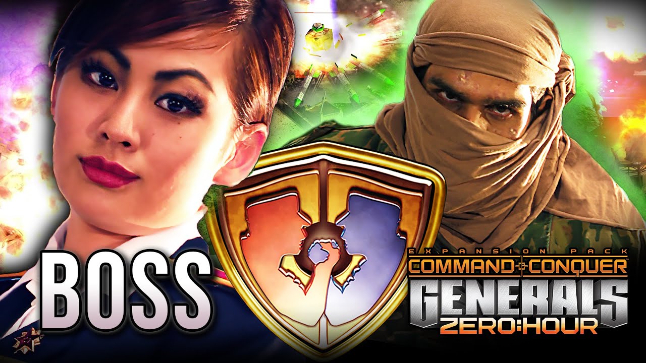 Boss General vs Dr. Thrax - Hard Difficulty with Commentary | C&C Generals Zero Hour