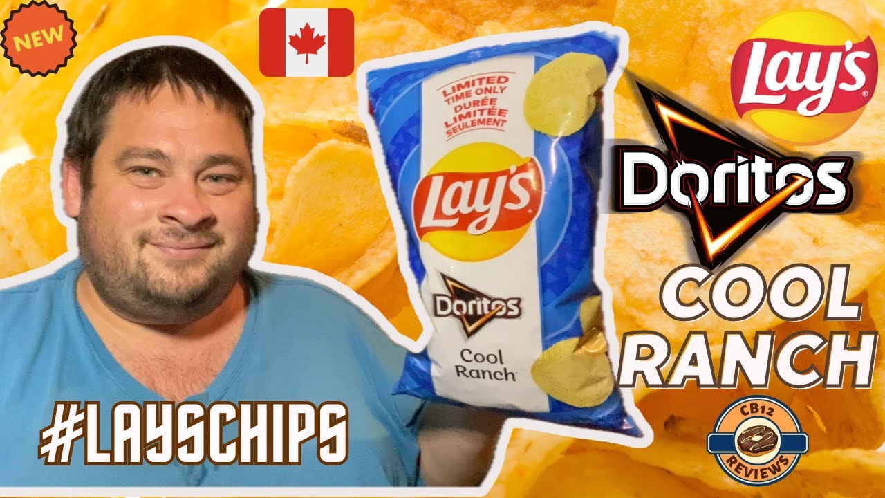 🇨🇦 "NEW"  "Limited Time Only" Lays Doritos Cool Ranch 