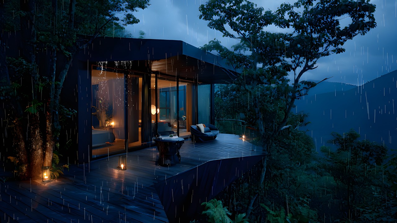 Sleeping Fast with Rain Sounds and Zen Music (No Ads, 3 Hours) | Mystical Forest