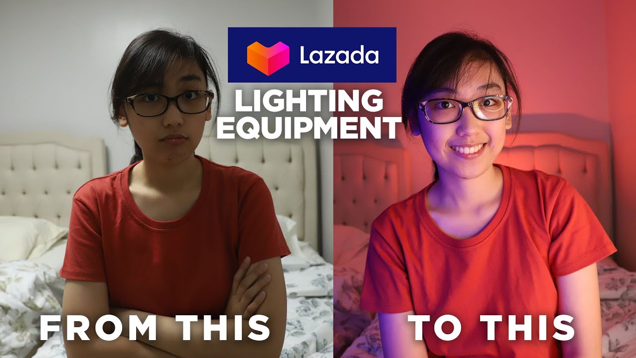Vlogging set-up: Lazada Haul (Ring Light, RGB Ring Light, Ambitful K10 RGB Led Light)