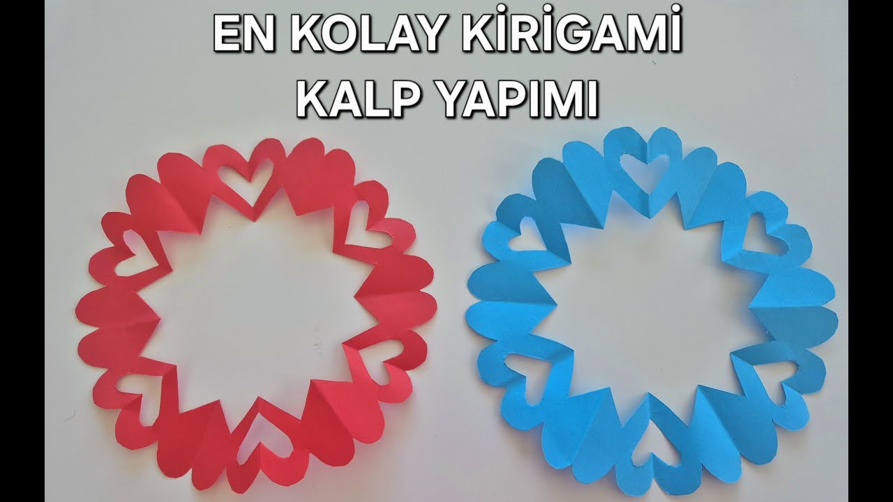 EN KOLAY YILBAŞI SÜSLEMELERİ | PARTİ VE DOĞUM GÜNÜ SÜSÜ YAPIMI |    KİRİGAMİ KALP YAPIMI