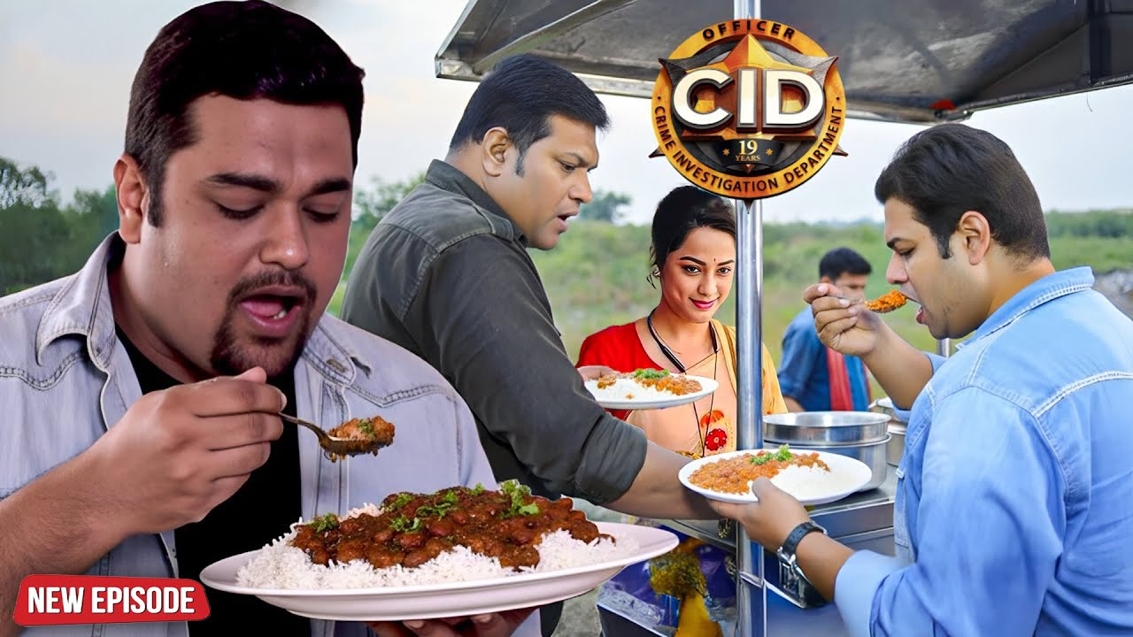 রাস্তার পাশের খাবারের দোকানে দিবা ও পঙ্কজের রাজমা-চাওয়াল ছিল।CID | Investigation Scen | New Episode