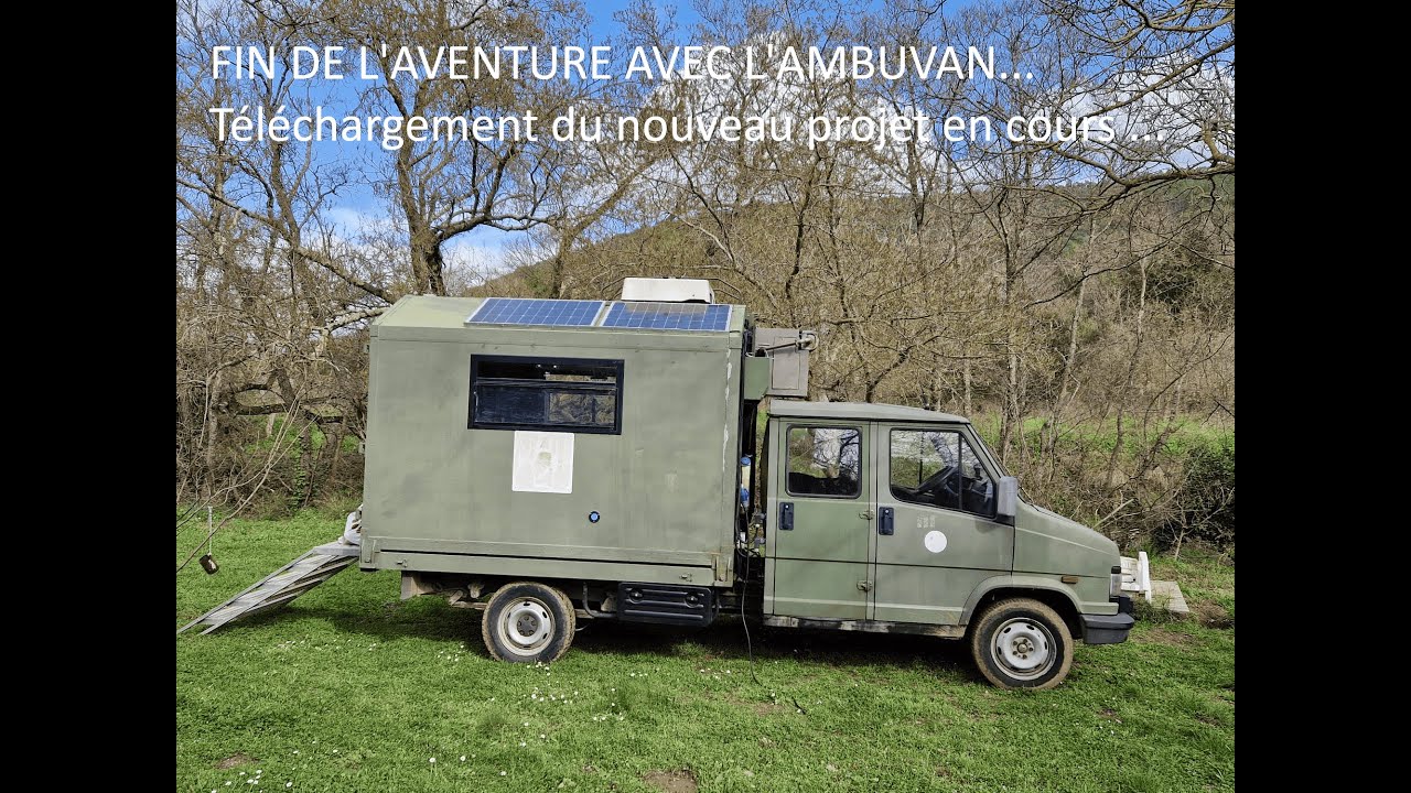 Fin de l'aventure en camion cellule! T&eacute;l&eacute;chargement du nouveau projet en cours...