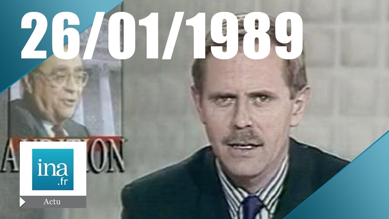 20h Antenne 2 du 26 janvier 1989 | Pierre Béregovoy et l'affaire Péchiney | Archive INA