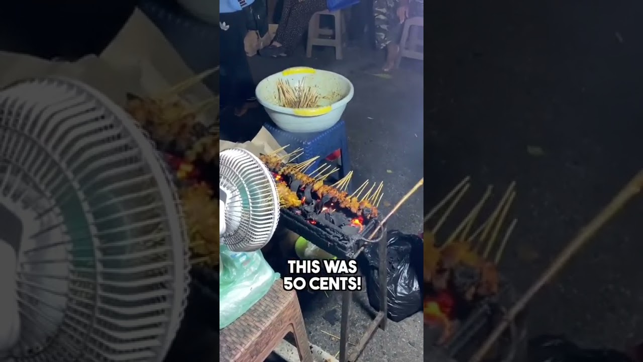50 cent pork on a stick 😜 #shorts #bali
