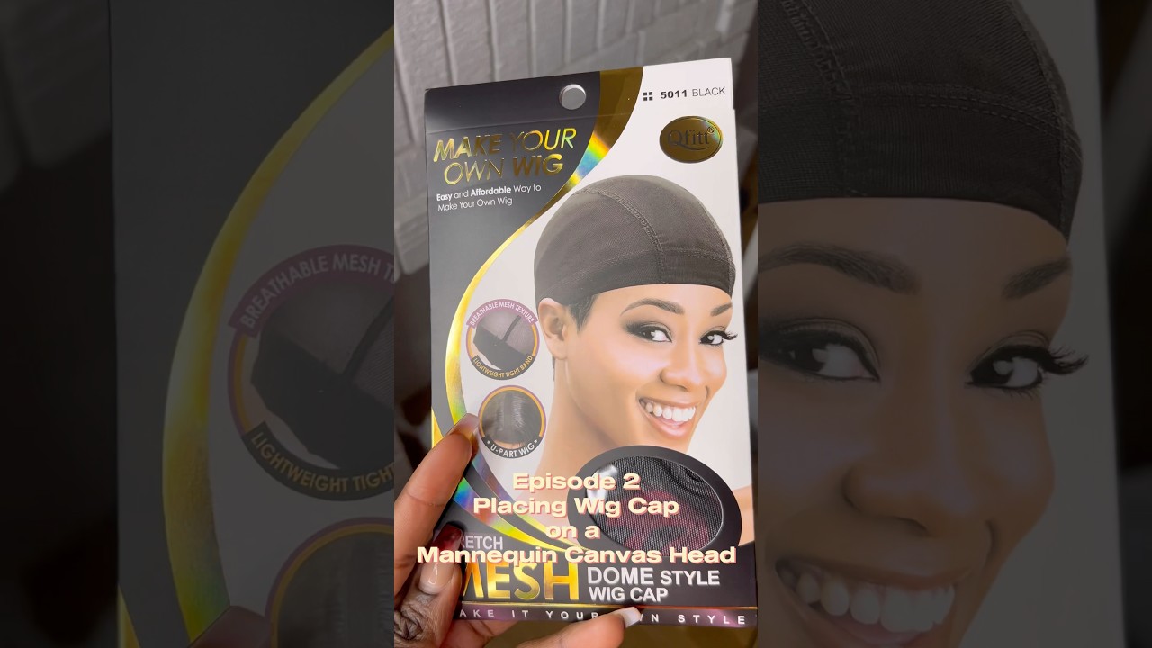 Ep2: Fitting a wig cap on a canvas #customwigtutorial #howtomakeawig #torontowigmaker #wigseries